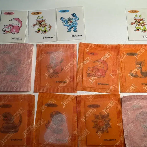 [BUNJANG] Pokemon 30th Anniversary Artwork Ttibu Seal Set / 포켓몬 30주년 아트워크 아트웍 띠부씰 12개