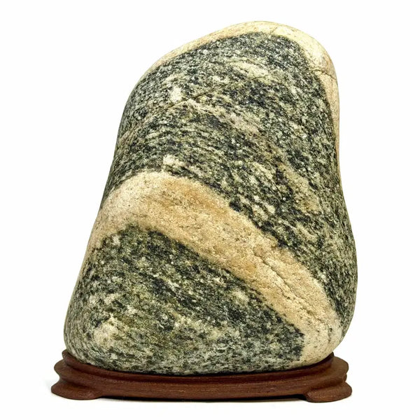 [BUNJANG] Namhangang Pattern Stone Scholar Rock / 남한강 문양석 수석