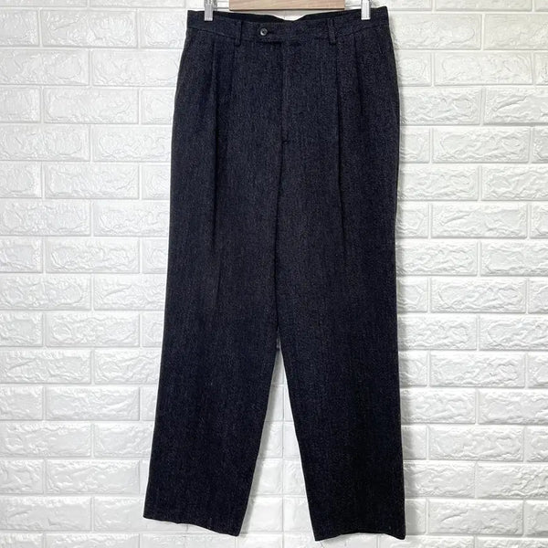 [BUNJANG] Valentino License Navy Summer Dress Pants / 발렌티노 라이센스 네이비 하계 정장바지 82
