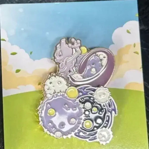 [BUNJANG] Isak Toast Mewtwo Badge with Shopping Bag / 이삭토스트 뮤츠 뱃지 (쇼핑백 포함)