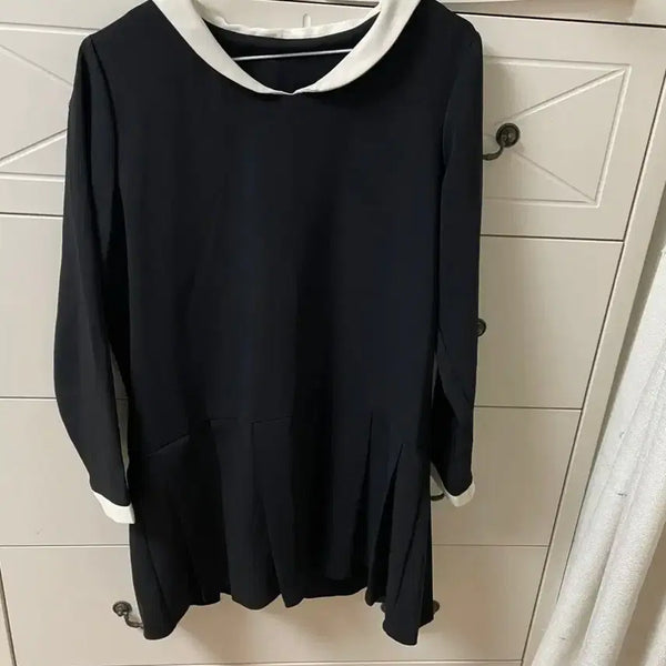 [BUNJANG] Black and White Mini Dress / 블랙 화이트 원피스