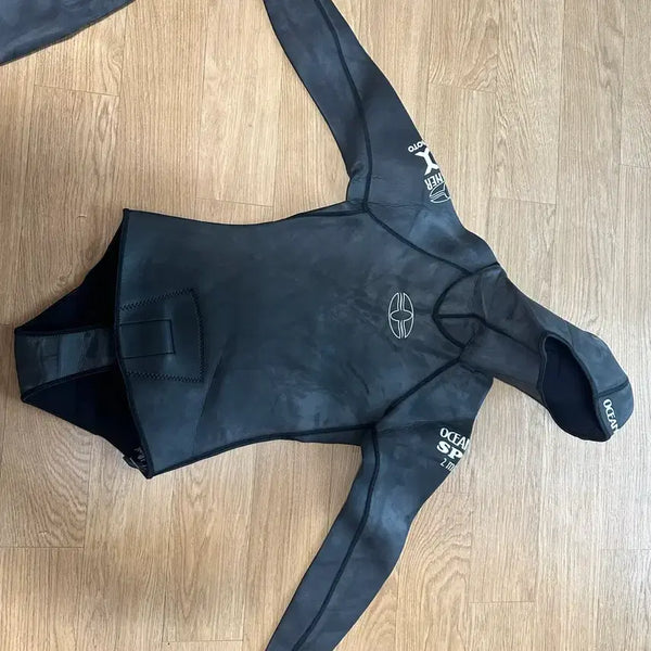 [BUNJANG] Ocean World 2mm Hooded Wetsuit S/P Size / 오션월드 후드 슈트 2mm s/p 사이즈