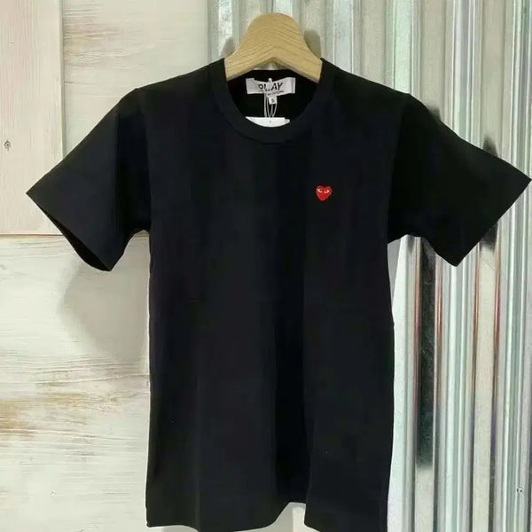 [BUNJANG] Comme des Garçons Play Mini Red Heart T-Shirt Black / 플레이 꼼데가르송 미니 레드 하트 티셔츠 블랙