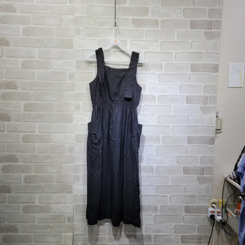 [BUNJANG] Black One-Piece Dress (Free Size) / ㅈ227 블랙 원피스 F