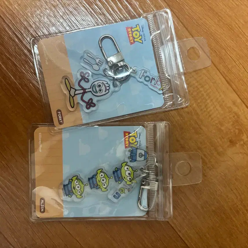 [BUNJANG] Disney Pixar Toy Story Alien, Forky Keychain Set / 토이스토리 에일리언,포키 키링