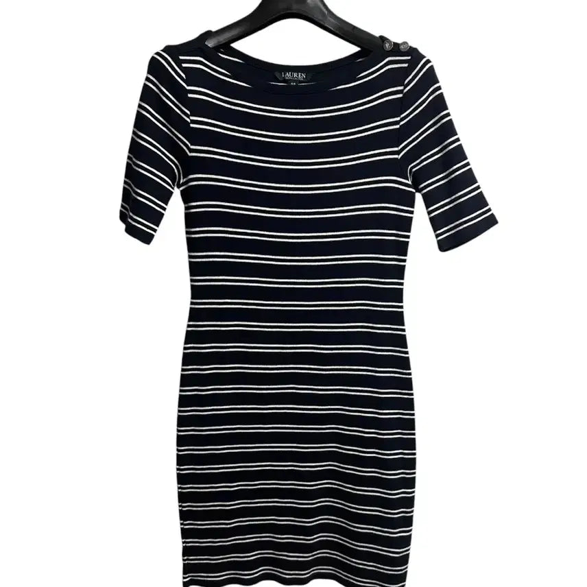 [BUNJANG] Polo Ralph Lauren Navy Stripe Dress Size S / 폴로 랄프로렌 네이비 스트라이프 원피스 S size