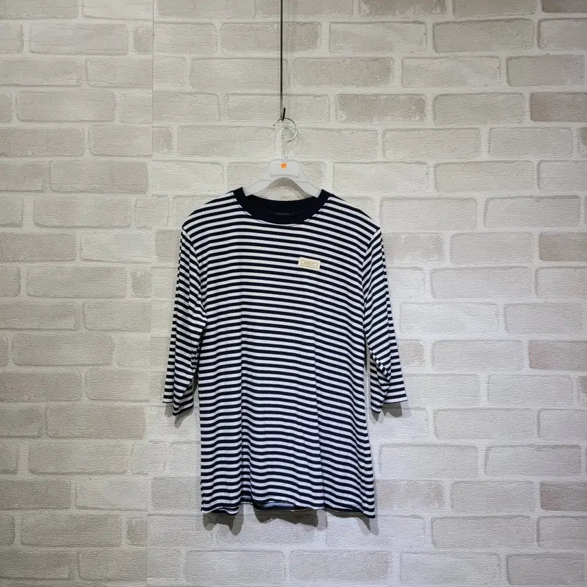 [BUNJANG] Stripe T-Shirt Free Size / ㅈ228 단가라 티셔츠 F