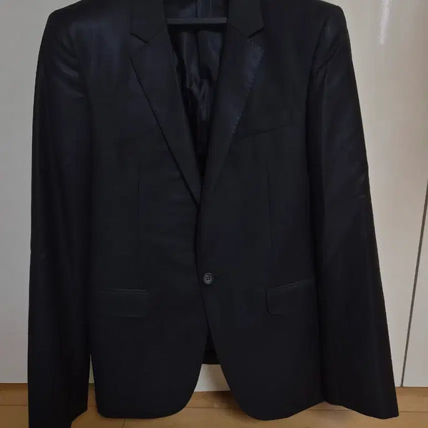 [BUNJANG] Solid Homme Black One-Button Blazer Jacket / 솔리드옴므 자켓