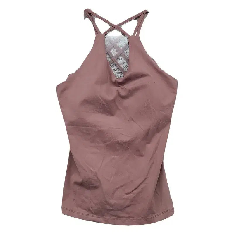 [BUNJANG] Xexymix Light Pink Training Sleeveless Tank Top XXS / 젝시믹스 라이트 핑크 트레이닝 민소매 나시 XXS