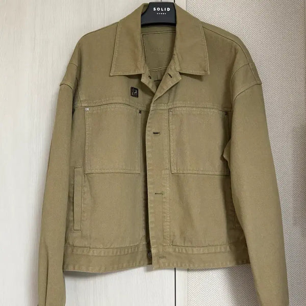 [BUNJANG] Wooyoungmi 22FW Cotton Cropped Jacket Beige / (50) 22fw 우영미 코튼 크롭 자켓 베이지