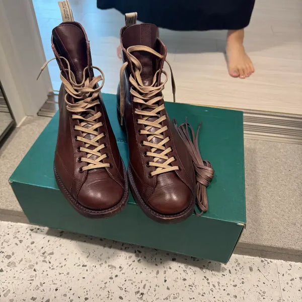 [BUNJANG] Brother Bridge Henry Brown Vintage Calf Leather Shoes Size 9 / 브라더브릿지 헨리 9