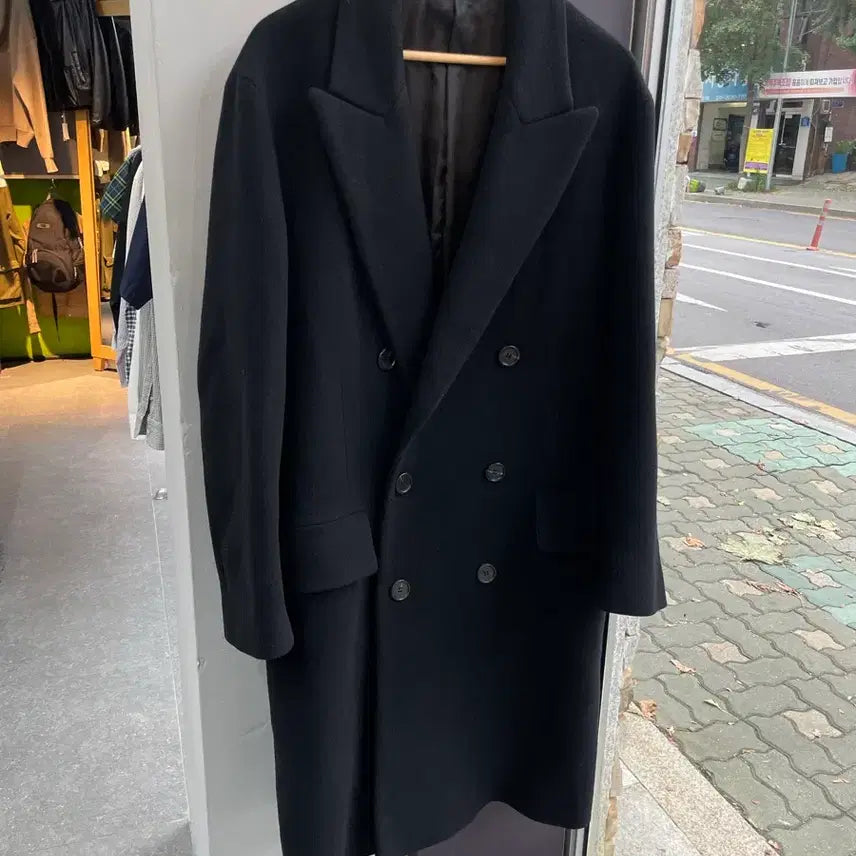 [BUNJANG] System Homme Cashmere Double Breasted Long Coat / 105/ 시스템 옴므 캐시미어 더블 블레스트 롱 코트