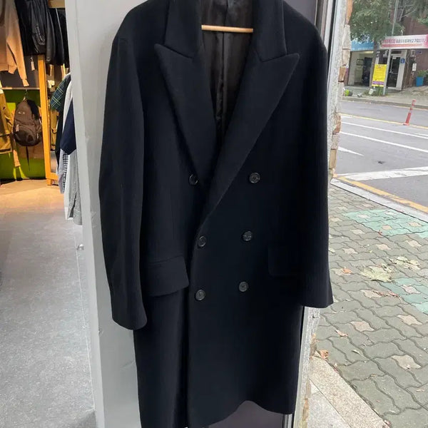 [BUNJANG] System Homme Cashmere Double Breasted Long Coat / 105/ 시스템 옴므 캐시미어 더블 블레스트 롱 코트