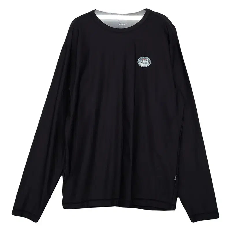 [BUNJANG] NEPA Black Functional Training Long Sleeve T-Shirt 105 / 네파 블랙 기능성 트레이닝 긴팔티 105