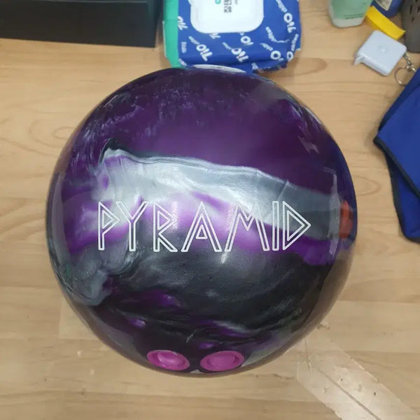 [BUNJANG] Used Pyramid 13lb Two Finger Hardball Bowling Ball / 중고볼링공 13p 투핑거 피라미드 하드볼