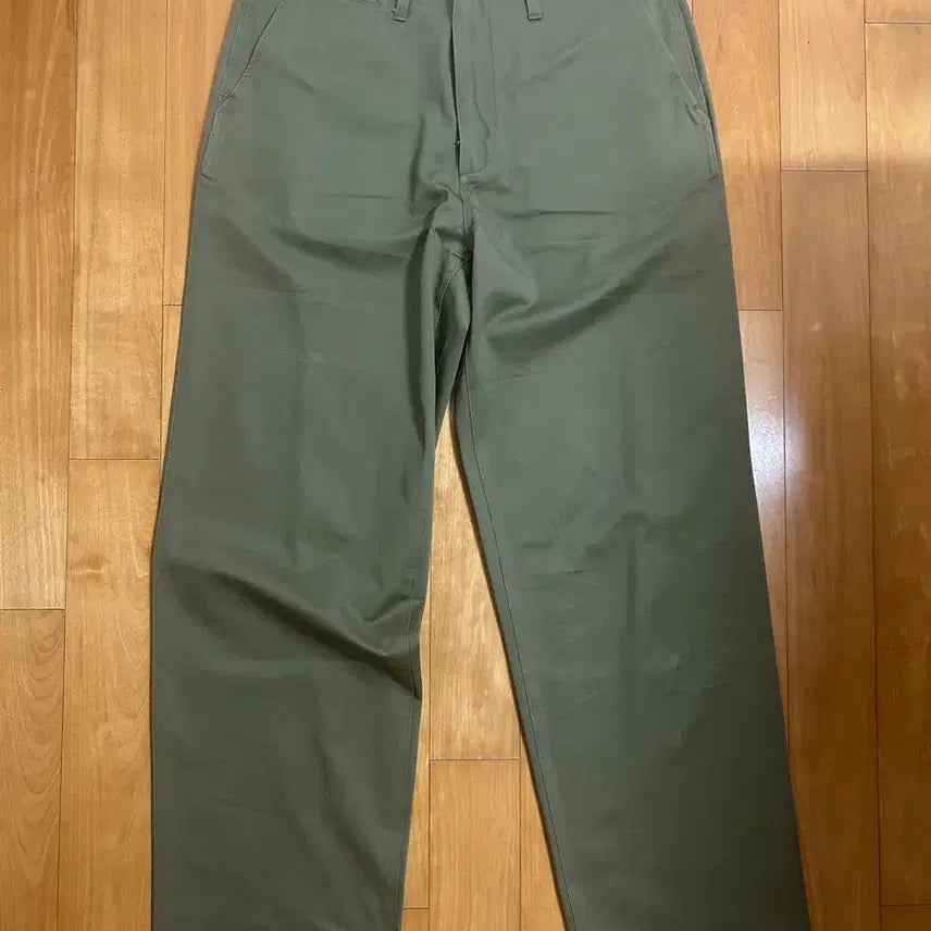 [BUNJANG] Uniform Bridge Officer Chinos Olive (L/32) / 유니폼 브릿지 오피서 치노 올리브 L(32)