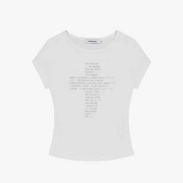 [BUNJANG] Raqueck Cross Crop Top - Ivory / (새상품)락케이크 Cross Crop Top - Ivory