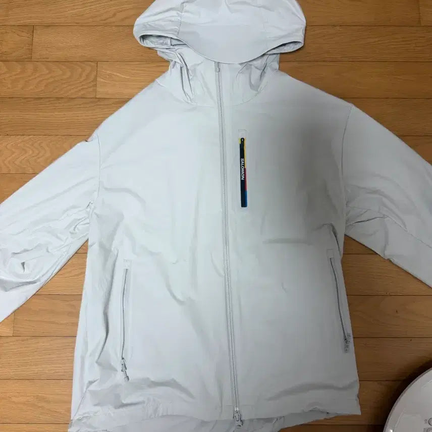 [BUNJANG] Salomon Modisei Windshell Jacket Light Grey / 살로몬 모디세이 윈드쉘 자켓 라이트 그레이