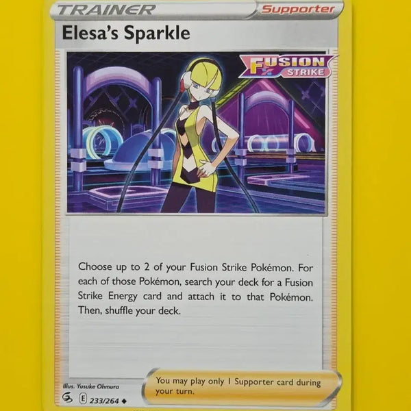 [BUNJANG] Pokemon Card "Elisa's Sparkle Trainer" 233/264 North American Edition / 포켓몬카드 엘레사의 스파클 트레이너 233/264 북미판