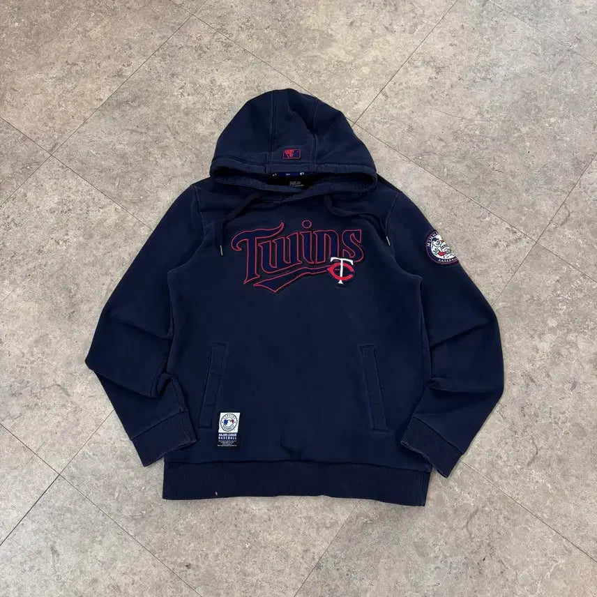 [BUNJANG] MLB Minnesota Twins Navy Hoodie / Mlb 미네소타 트윈스 네이비 후드티 #csz652