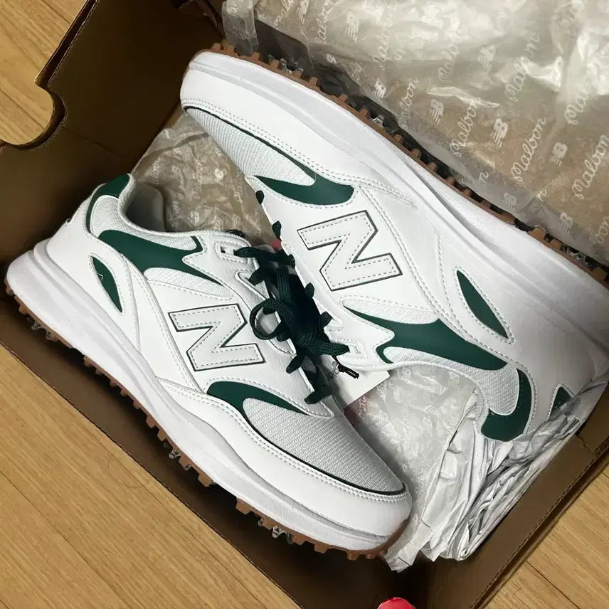 [BUNJANG] New Balance x Malbon Heritage Golf Shoes (275) / 뉴발란스 말본 헤리티지 골프화 275