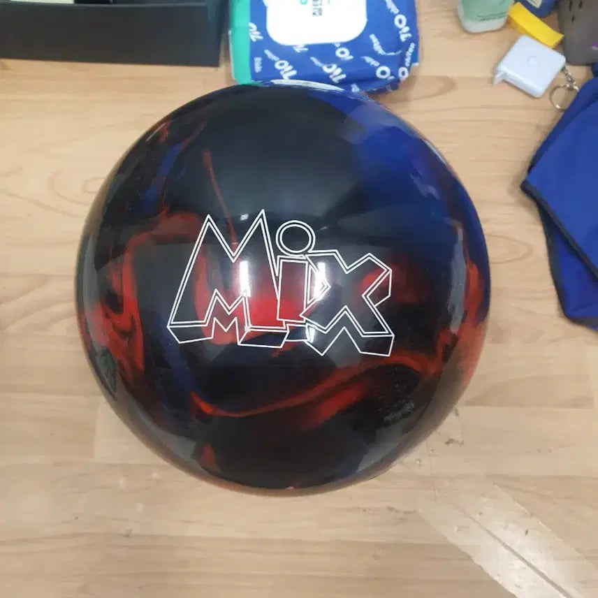 [BUNJANG] Used Bowling Ball 14lb Two-Finger Mix Hardball / 중고볼링공 14p 투핑거 믹스하드볼