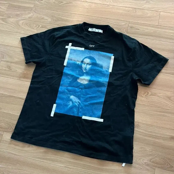 [BUNJANG] Off-White Mona Lisa Short Sleeve T-Shirt / 오프화이트 모나리자 반팔 티셔츠 급처