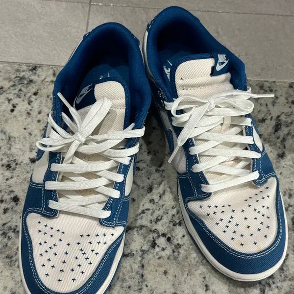 [BUNJANG] Nike Dunk Low White Blue Sneakers / 나이키 덩크 로우 화이트 블루 스니커즈