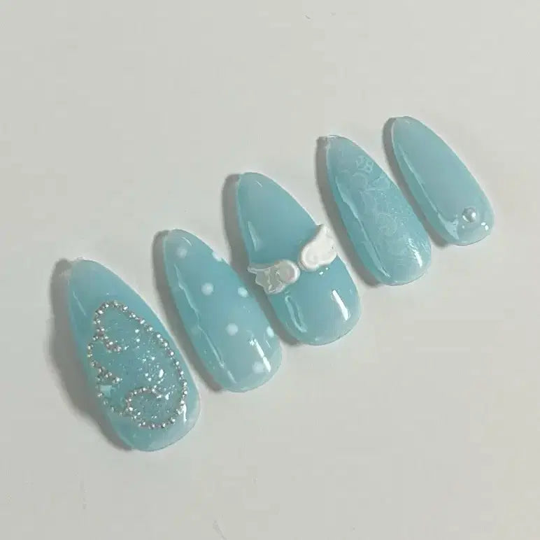 [BUNJANG] Mint Angel Core Nail Art Set / 민트 엔젤코어 네일