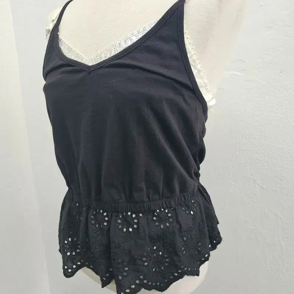 [BUNJANG] Evenodd Sleeveless Cotton T-Shirt Black / EVENODD 민소매 티 여 66 J6123
