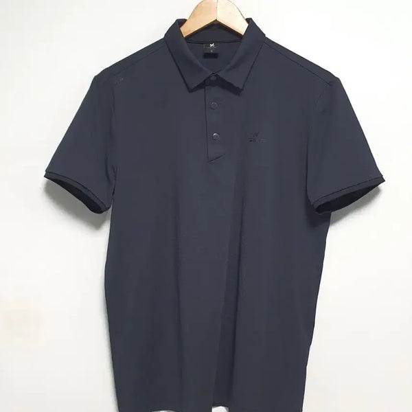 [BUNJANG] Millet Golf Functional Short-Sleeve Polo Shirt Size 95 Dark Gray / 밀레 골프 기능성 반팔 카라티 95사이즈 다크그레이