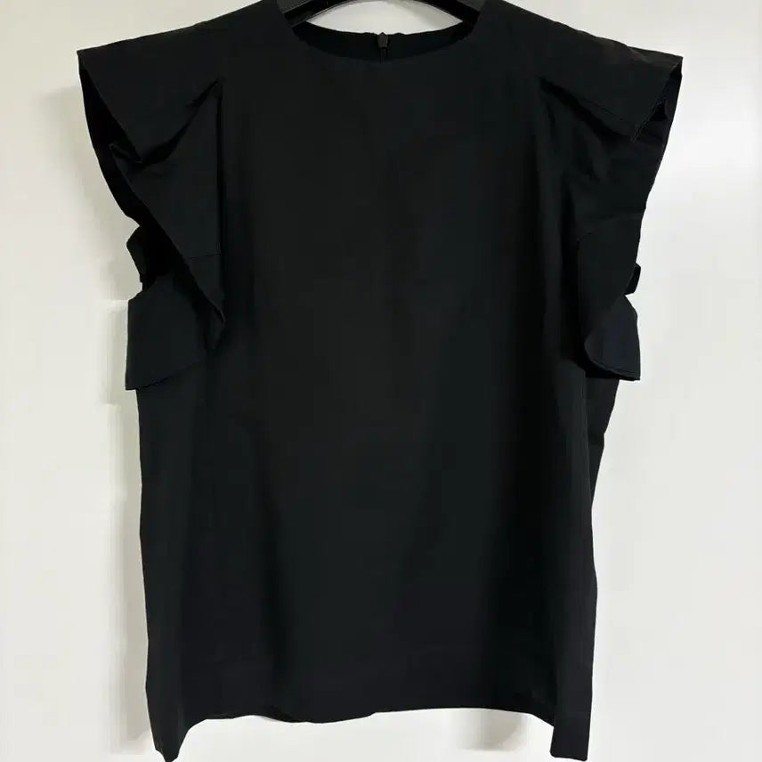 [BUNJANG] Maje Ruffled Cotton Blouse / maje 마쥬 러플 블라우스, 2(55)