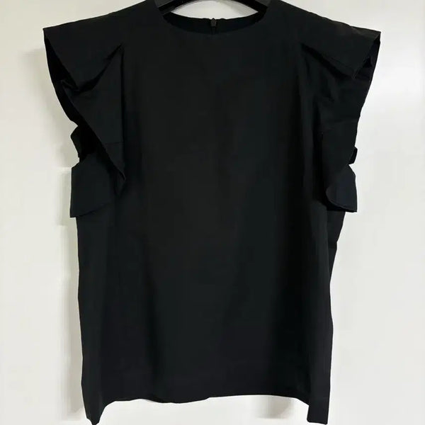 [BUNJANG] Maje Ruffled Cotton Blouse / maje 마쥬 러플 블라우스, 2(55)