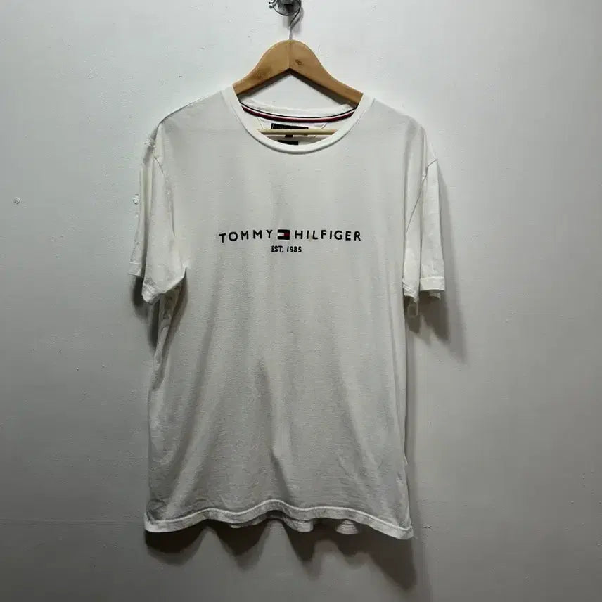 [BUNJANG] Tommy Hilfiger T-Shirt White XL / 타미힐피거 반팔티 화이트 XL