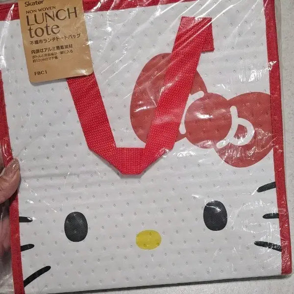 [BUNJANG] Hello Kitty Insulated Zipper Lunch Bag / 일본 헬로키티 보냉 지퍼 런치백