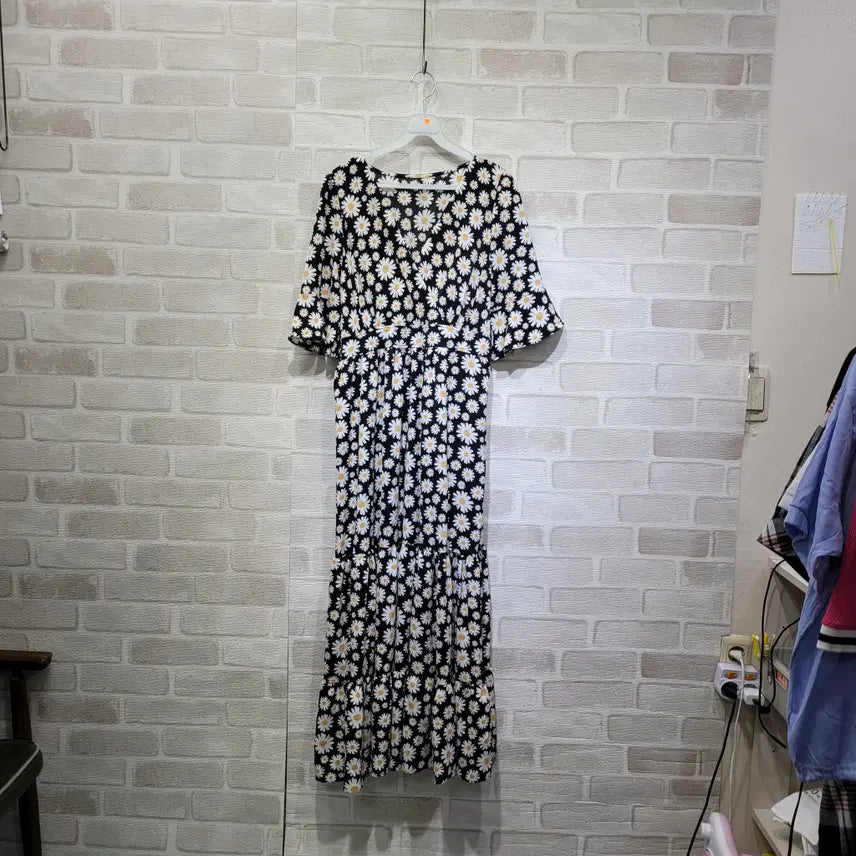 [BUNJANG] Flower Pattern Dress / ㅈ241 플라워 원피스 F