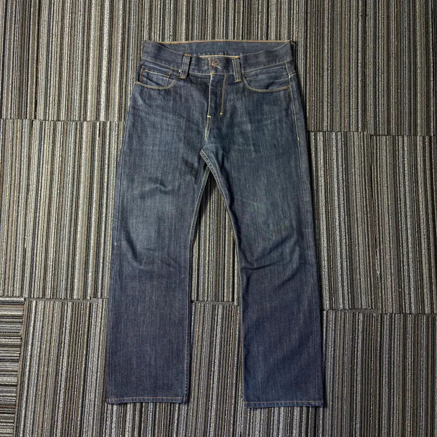 [BUNJANG] Levi's 523 Straight Leg Denim Pants / 리바이스 523 진청 스트레이트 데님팬츠
