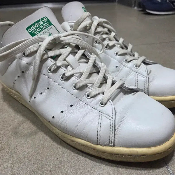 [BUNJANG] Adidas Stan Smith 80s Cloud White Sneakers / [판매] 아디다스 스탠 스미스 80s 클라우드 화이트(265) 스니커즈