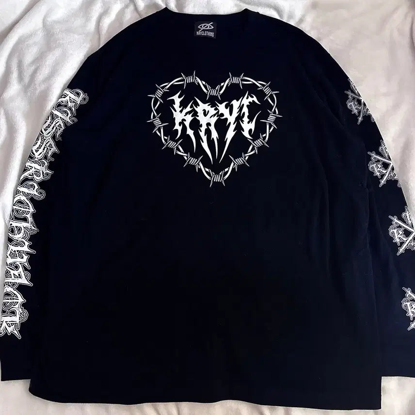 [BUNJANG] Kry Clothing Long Sleeve T-Shirt / Hoodie Sweatshirt / kry clothing 긴팔 티셔츠 / 후드 맨투맨