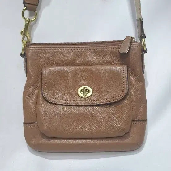 [BUNJANG] Coach Leather Mini Crossbody Bag / 코치 미니 크로스백