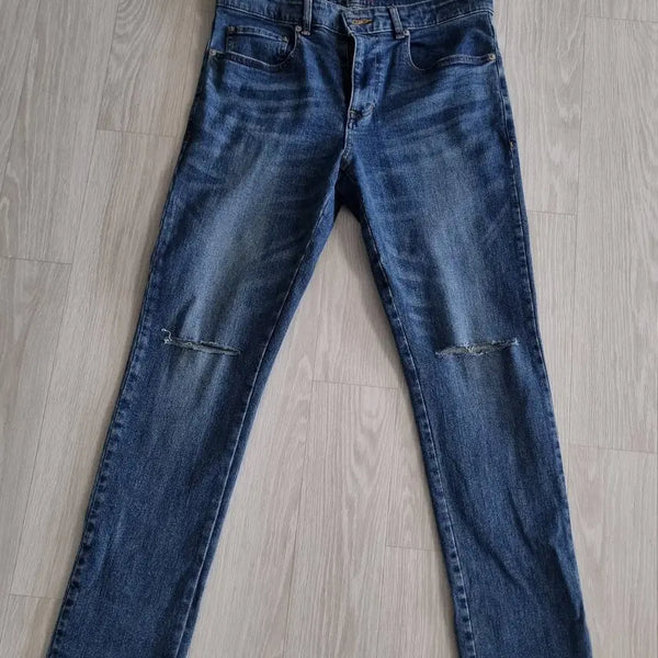 [BUNJANG] System Homme Distressed Jeans Size 82 / 시스템옴므 무릎디스 청바지 82사이즈