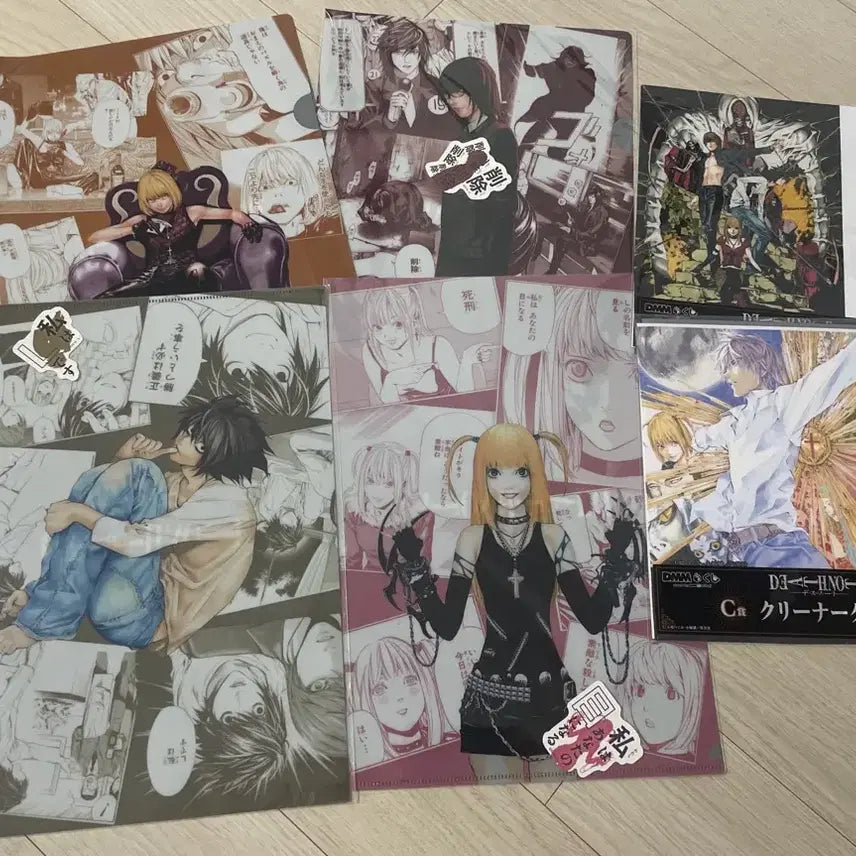 [BUNJANG] Death Note Kuji C & D Prize File Set / 데스노트 쿠지 C상 D상 세트 파일 하위상