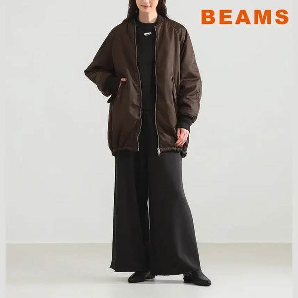 [BUNJANG] Demi-Luxe BEAMS x TICCA MA-1 Middle Blouson Jacket / 빔즈 데미룩스 티카 MA-1 미들 블루종 자켓