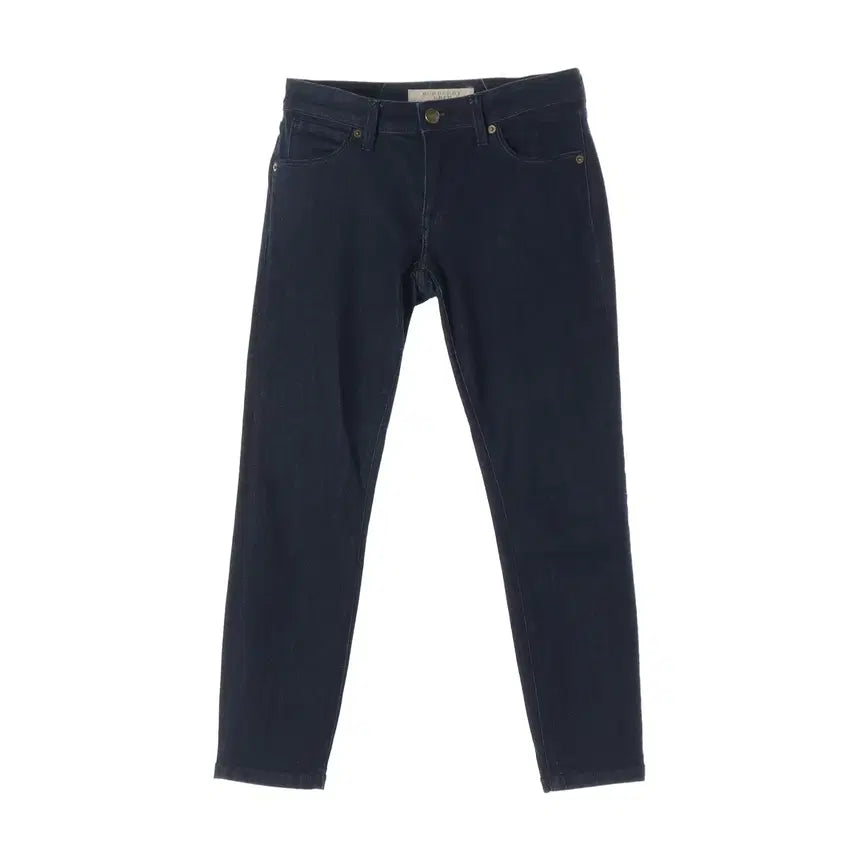 [BUNJANG] Burberry Brit Skinny Crop Cotton Denim Pants Dark Indigo / 버버리 브릿 스키니 크롭 슬림핏 코튼 데님팬츠 다크인디고