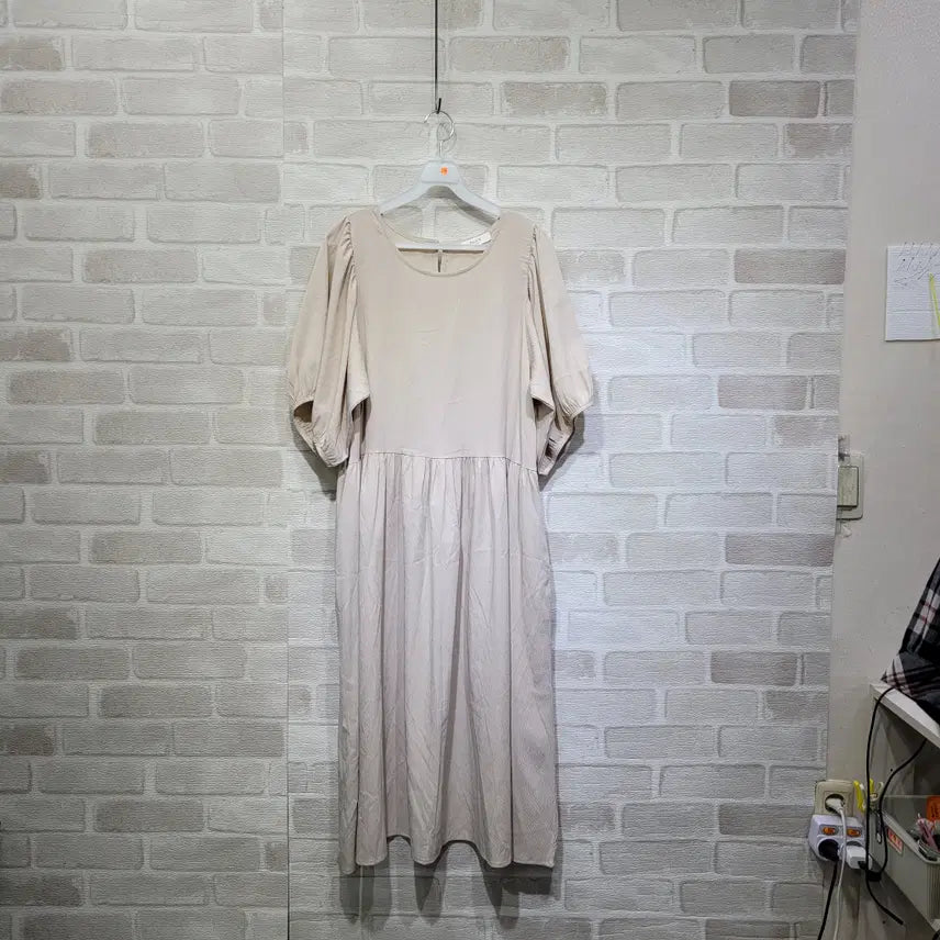 [BUNJANG] Volume Sleeve Dress / ㅈ246 볼륨 소매 원피스 F