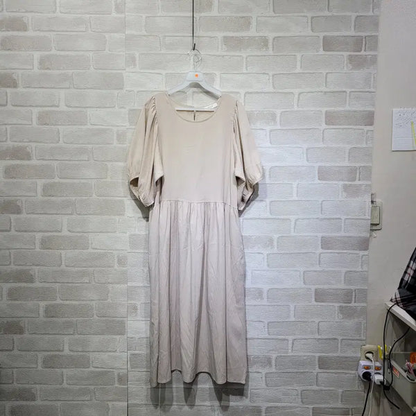 [BUNJANG] Volume Sleeve Dress / ㅈ246 볼륨 소매 원피스 F