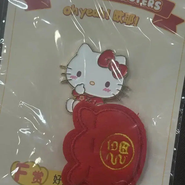 [BUNJANG] Sanrio Ichiban Kuji F Prize Chain Brooch [Hello Kitty] / 산리오 쿠지 - F상 체인 브로치 [ 헬로키티 ]