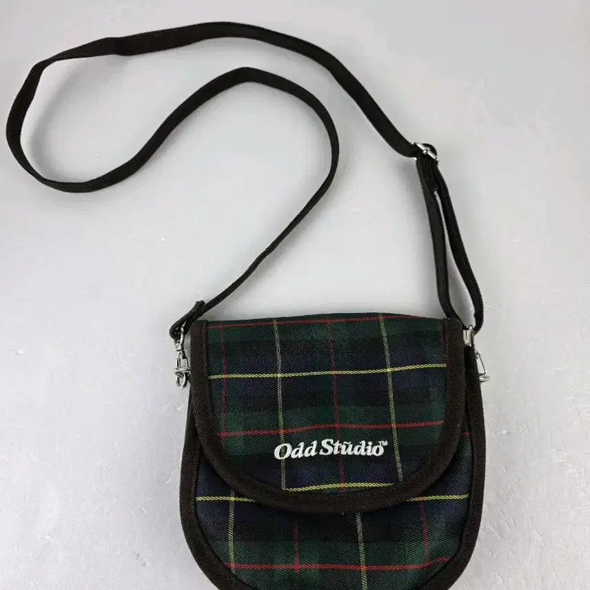 [BUNJANG] Odd Studio Check Mini Round Crossbody Bag / 빈트로^^ 오드스튜디오 체크 미니 라운드 크로스백