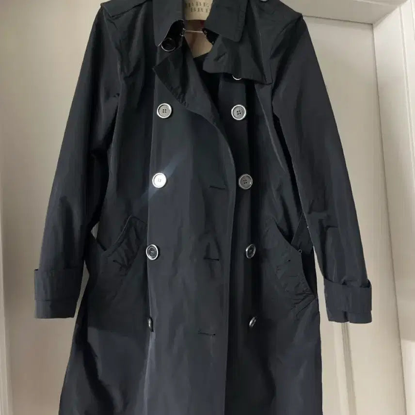 [BUNJANG] Burberry Black Trench Coat / 정품 버버리 블랙 트렌치 코트