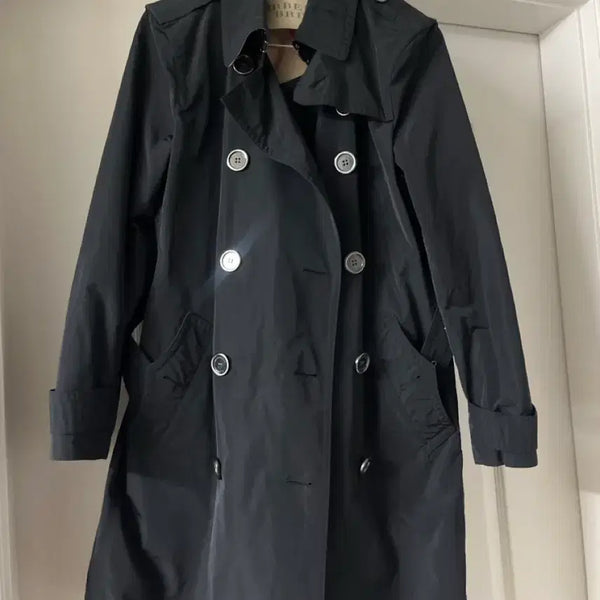[BUNJANG] Burberry Black Trench Coat / 정품 버버리 블랙 트렌치 코트